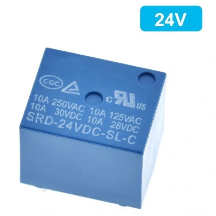 Songle 24V Minyon Spot Röle SRD-24VDC-SL-C