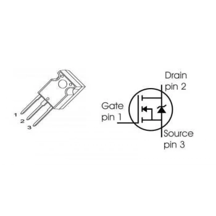 SPW17N80 - 800V 17A Mosfet - TO247