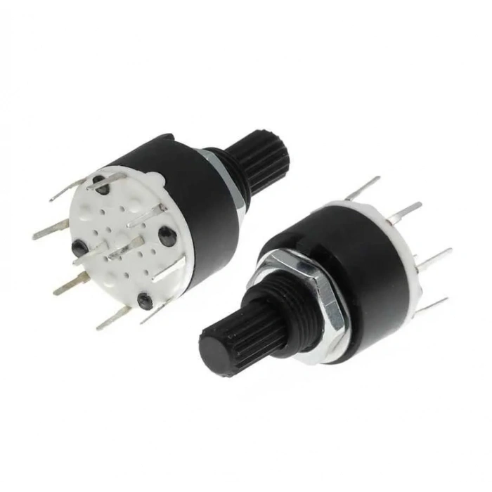 SR16 16mm 7 Konumlu Rotary Switch - Komitatör