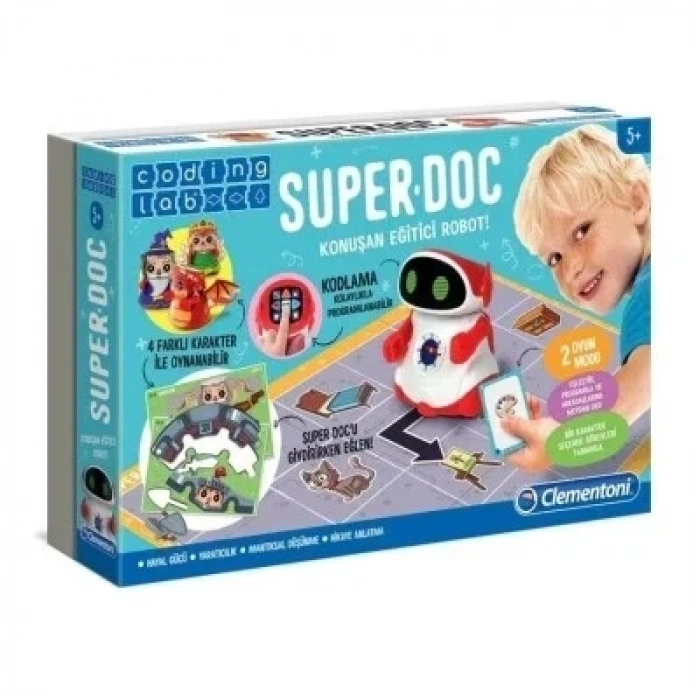 SuperDoc Eğitici Konuşan Robot (TK)