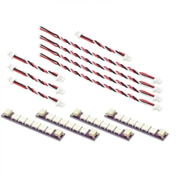 SW601 5050 6 lı RGB Led Modülü - 4 Adet