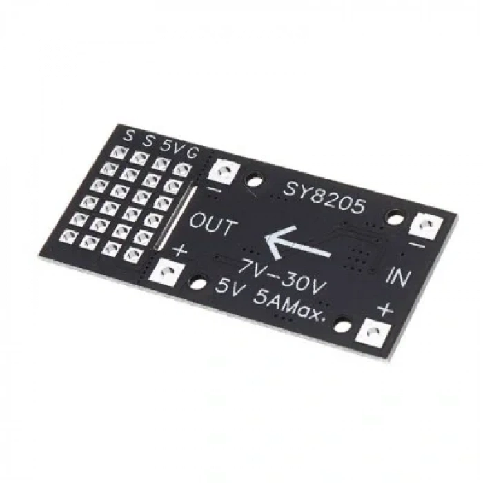 SY8205 7-30Vtan 5Va 5A Voltaj Düşürücü - Servo Sürücü Güç Kartı