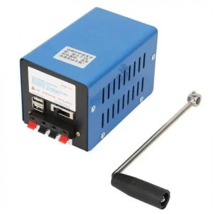 Taşınabilir 20W El Jeneratörü USB 3-5-9-12-15V
