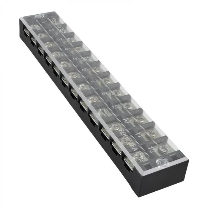 TB-4512 12P Çift Sıra Terminal Blok - 600V 45A