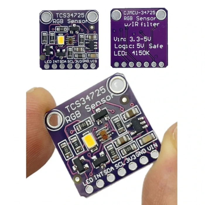 TCS34725 RGB Renk Algılama IR Filtre Sensör Modül