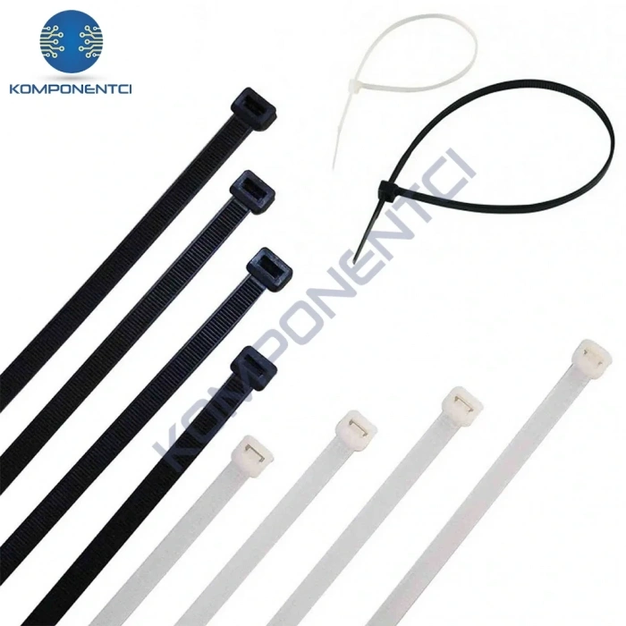 TCT-250 I 250x3.5 Ø65 Siyah Standart Kablo Bağı (100 Adet)