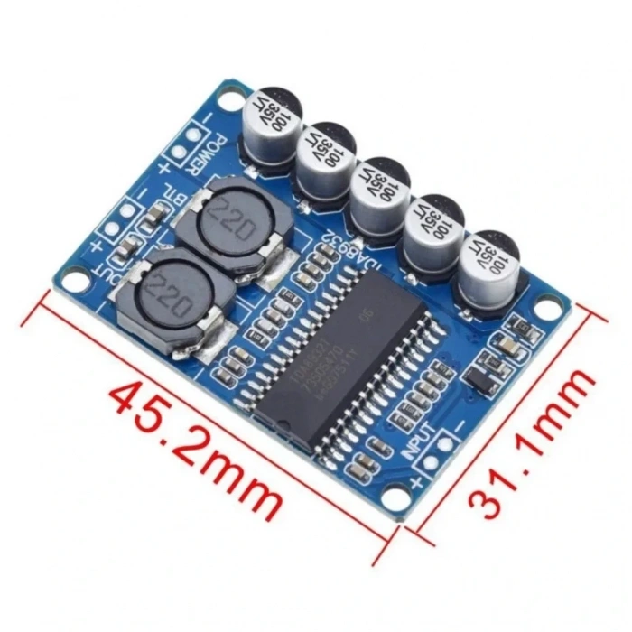 TDA8932 35W Dijital Amplifikatör Kartı