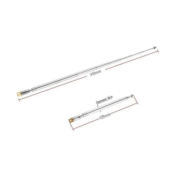 Teleskopik Çubuk Anten 310 mm