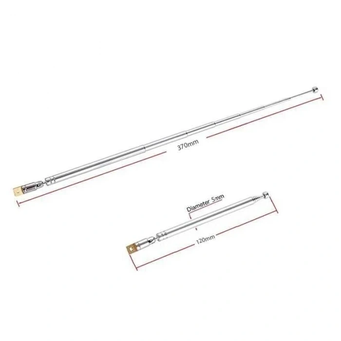 Teleskopik Çubuk Anten 370 mm