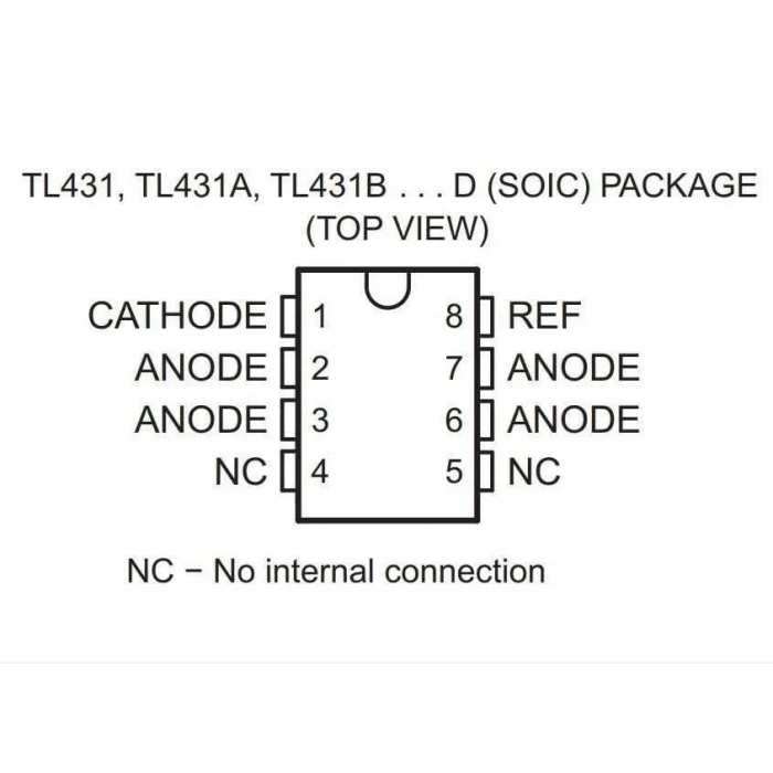 TL431 SMD SOIC-8 Entegre