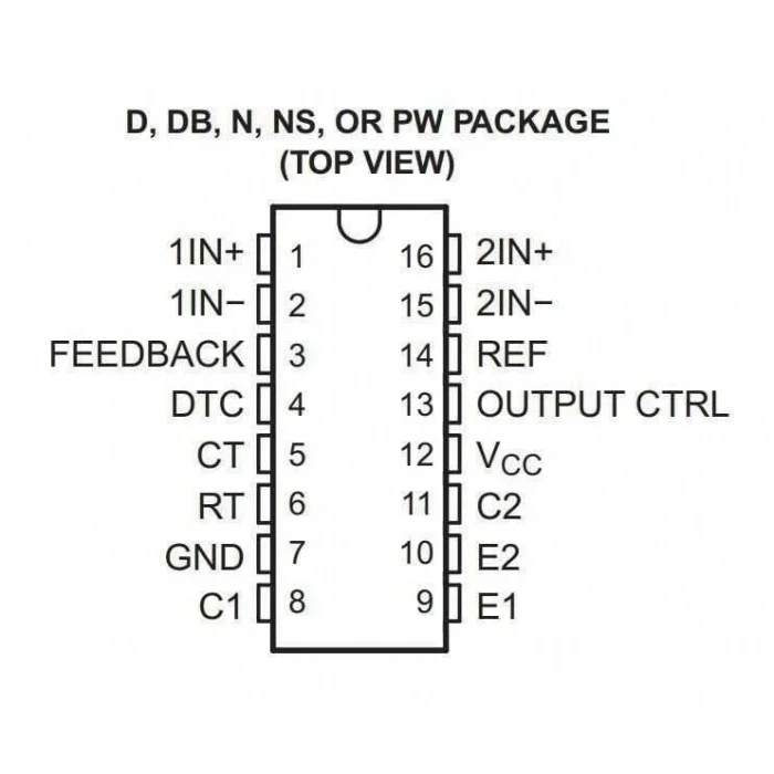 TL494 SMD SOIC-16 Entegre
