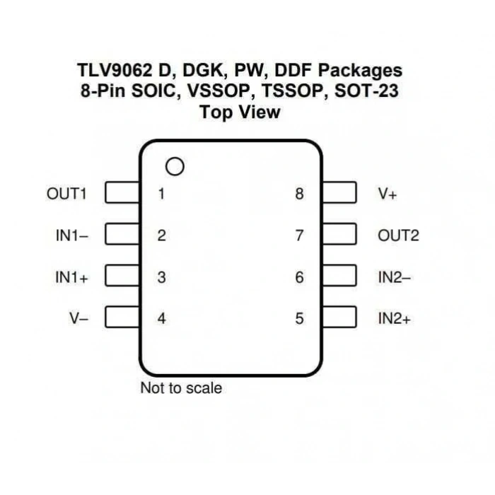 TLV9062IDR SMD SOIC-8 Entegre - TL9062