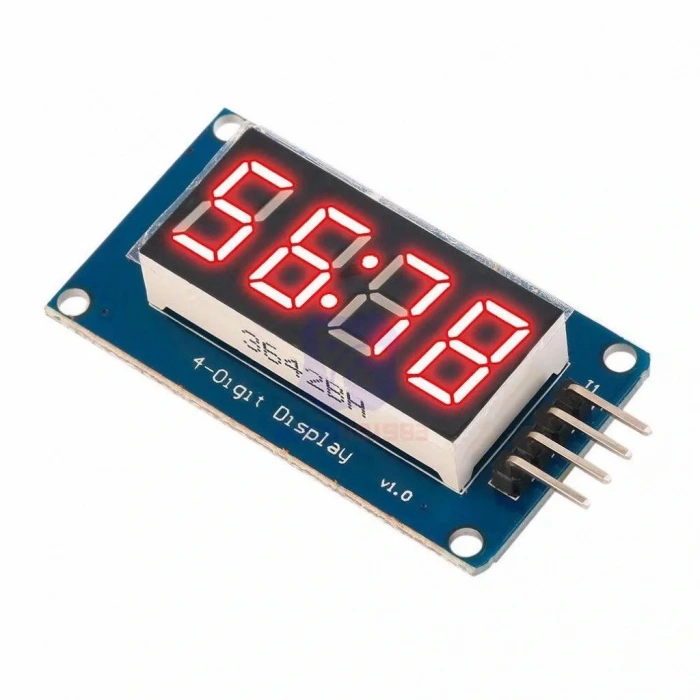 TM1637 Lcd Ekran Modülü 4 Dijit 7 Segment