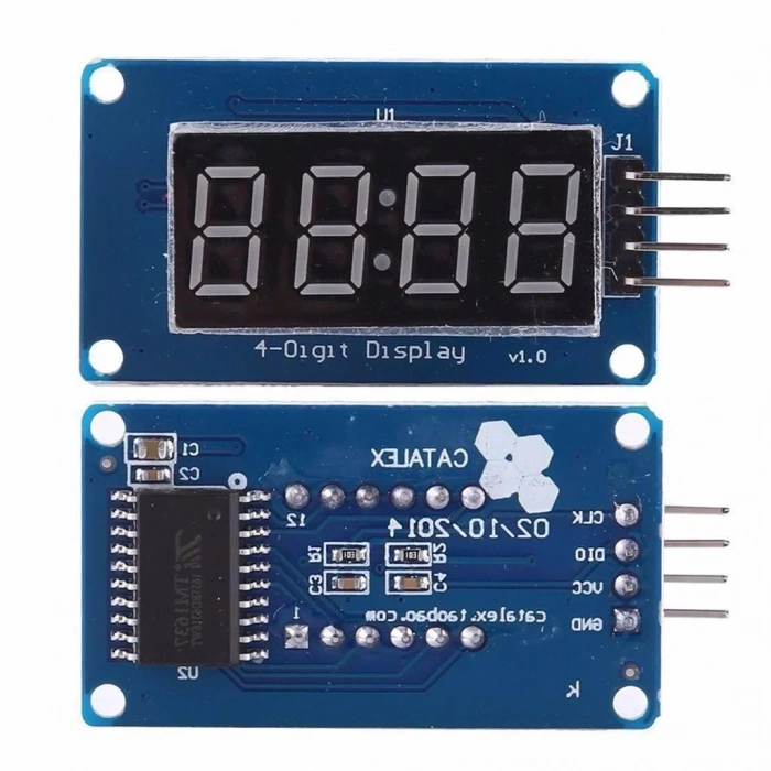 TM1637 Lcd Ekran Modülü 4 Dijit 7 Segment