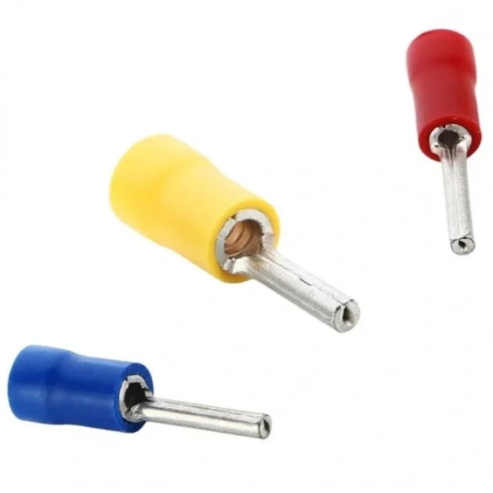 TMK-101 0.5-1.5mm2 İğne Tip İzoleli Kablo Ucu Kırmızı 200 Adet