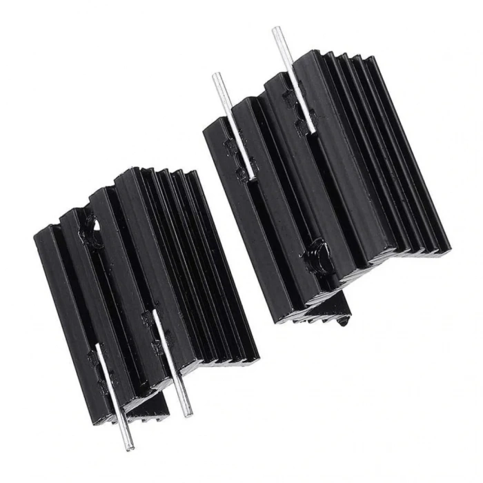 To-220 Metal Soğutucu Heatsink 15x10x20mm 2 Pin 1 Adet