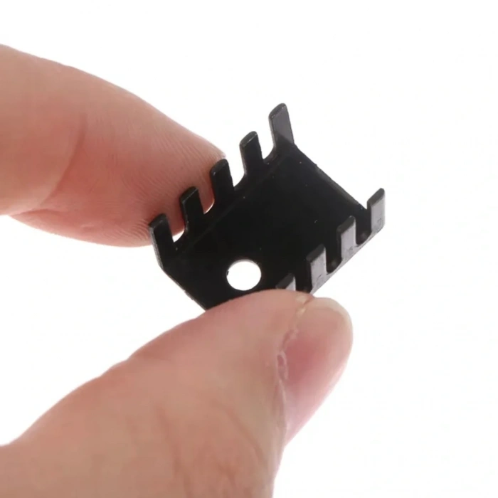To-220 Metal Soğutucu Heatsink Vida Montajlı 19x15x10mm