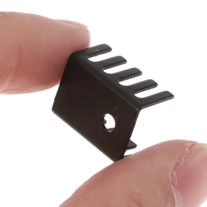 To-220 Metal Soğutucu Heatsink Vida Montajlı 19x15x10mm