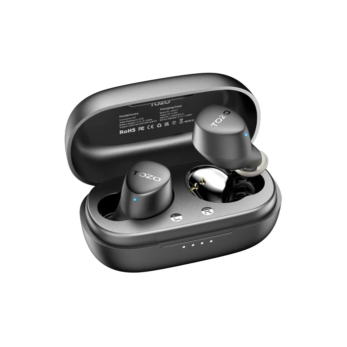 Tozo Agile Dots Ultra Hafif Bluetooth 5.3 Kablosuz TWS Airpods Kulaklık - Siyah