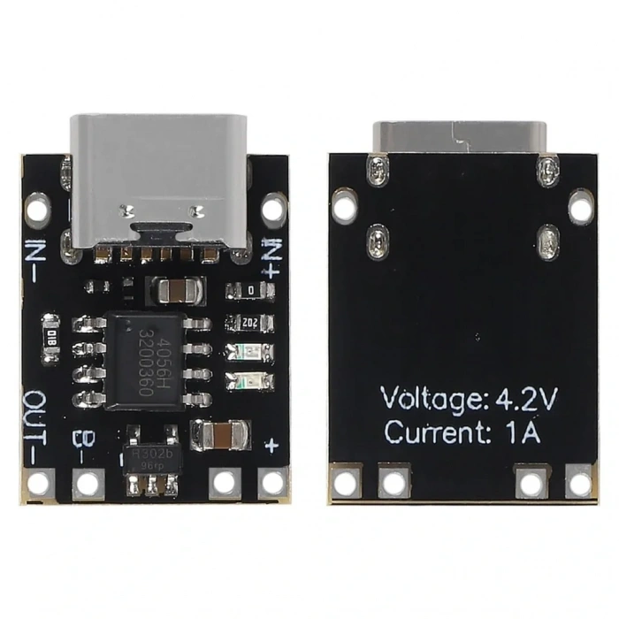 TP4056 Type-C 3.7V Mini Şarj Devresi Korumalı Mod