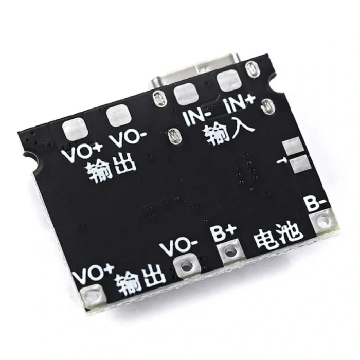 TP4056 Type-C Li-ion 18650 Pil Şarj Devresi DC-DC Voltaj Yükselticili