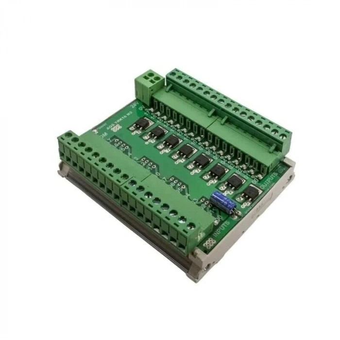 TRK-16 5A 16 Kanal DC Röle Modülü - Ray Montajlı