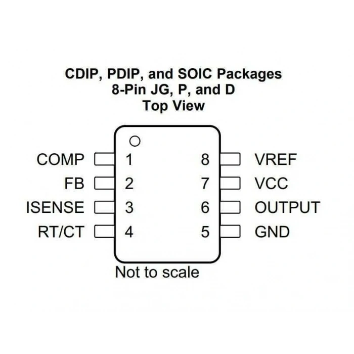 UC3843AD8TR SMD SOIC-8 Entegre