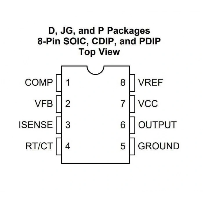 UC3844 DIP8 Entegre
