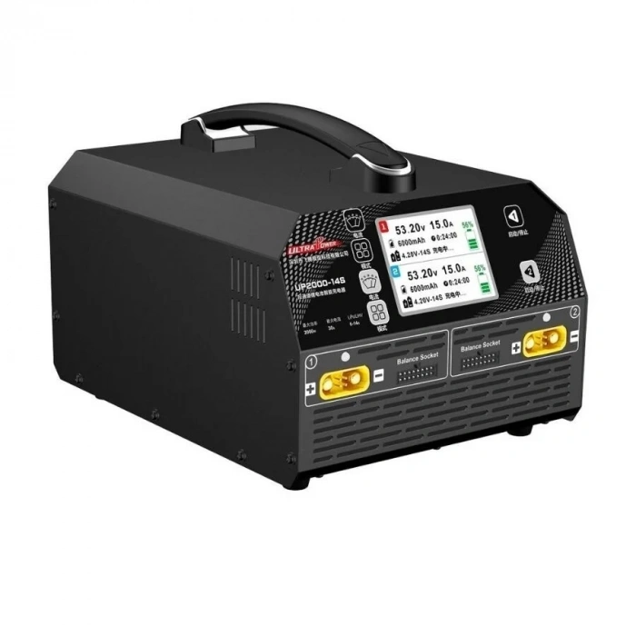 UP2000-14S 2X1000W 30A 6-14S LiPo LiHv Pil Şarj Cihazı