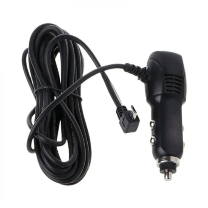 USB 5V 2A Araç Çakmak Soketi 90C Micro USB Çıkışlı - 3.5m Kablolu