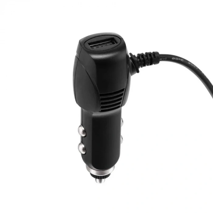 USB 5V 2A Araç Çakmak Soketi 90C Micro USB Çıkışlı - 3.5m Kablolu