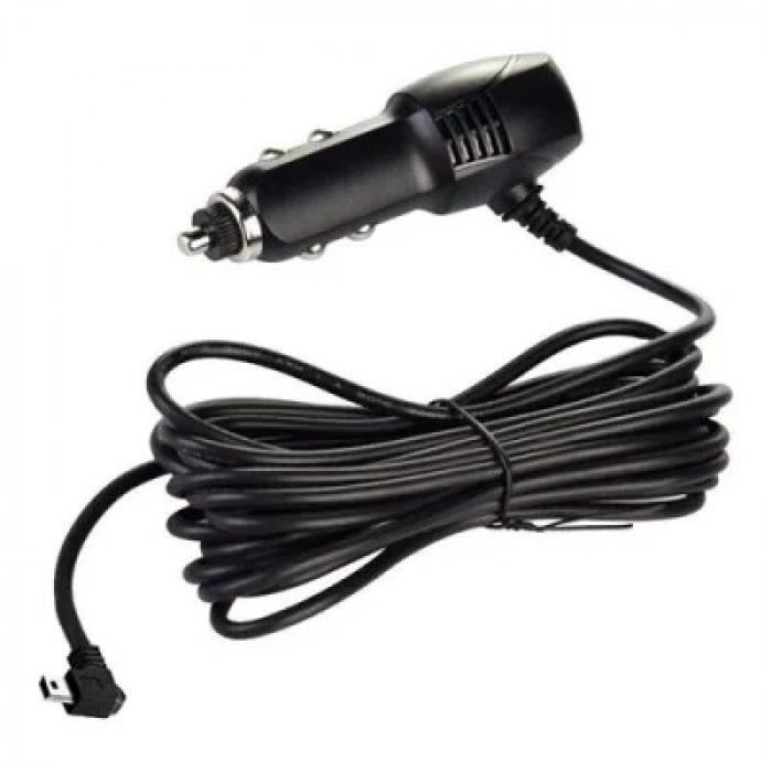 USB 5V 2A Araç Çakmak Soketi 90C Mini USB Çıkışlı - 3.5m Kablolu