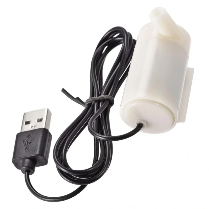 USB Girişli Mini Dalgıç Su Pompası 5V Akvaryum Pompası Yatay
