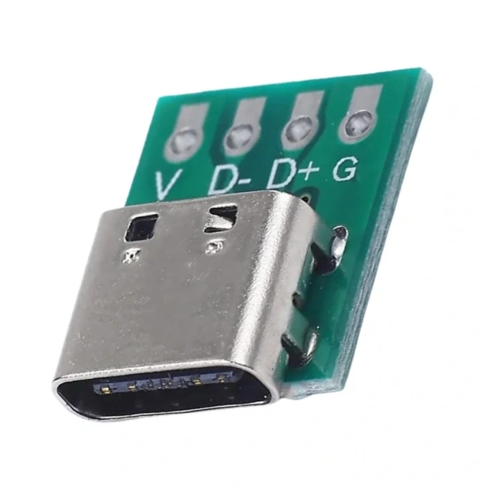 USB Type-C To 4 Pin DIP Çevirici - Type-C Modül Kartı