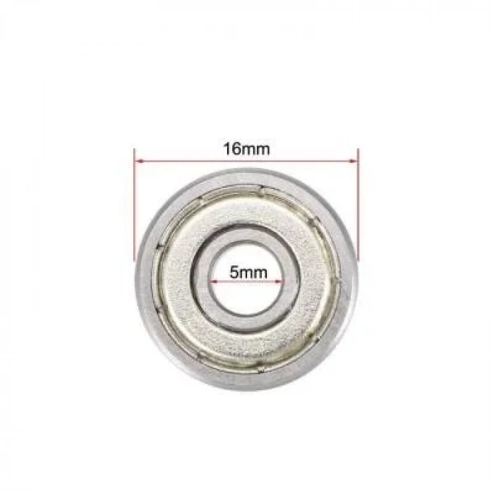 V625ZZ Kanallı Makara Tipi Rulman 5mm V Oluklu