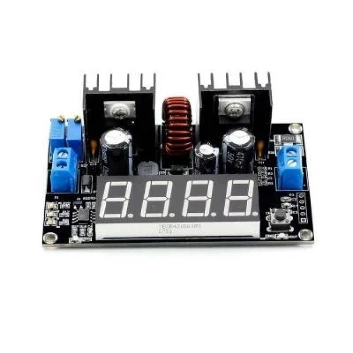 VHM-101 5A Ekranlı Amper Ayarlı Voltaj Düşürücü