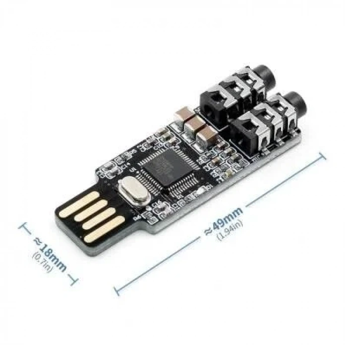 VHM-303 USB Hoparlör Mikrofon Ses Giriş Kartı