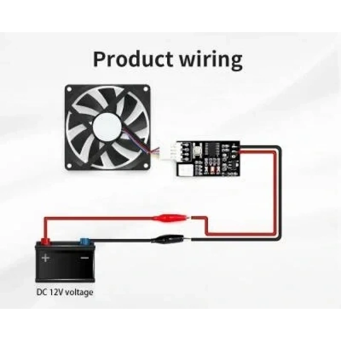 VHM-802 Sıcaklık Kontrollü Fan Devresi 12V