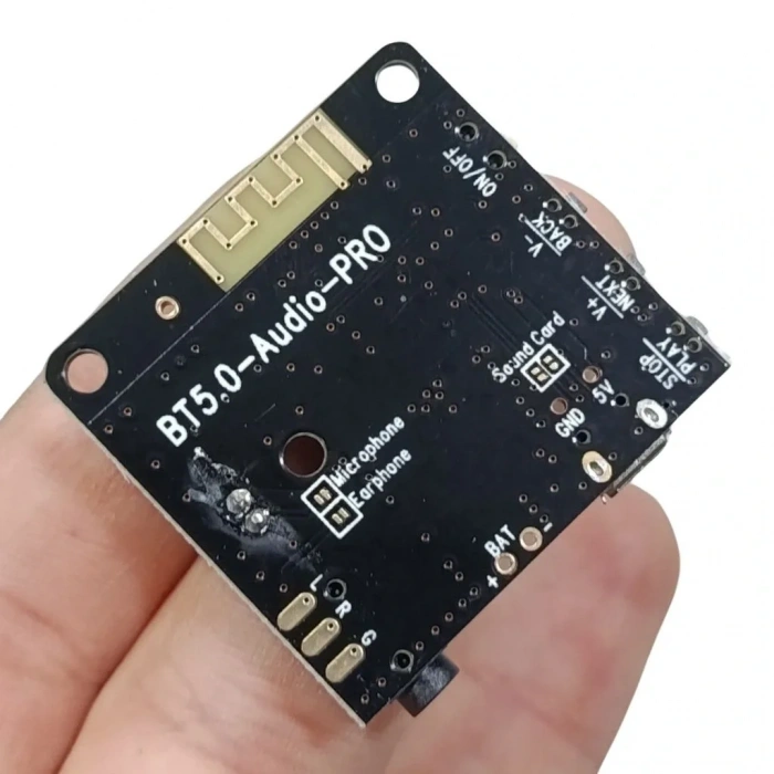 VHM BT5.0 Pro Bluetooth Ses Alıcı Kartı Bluetooth 5.0 Mp3 Modülü Pro Mikrofonlu
