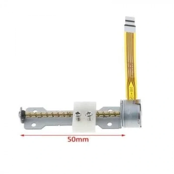 Vidalı Mil 38mm Kızaklı Step Motor