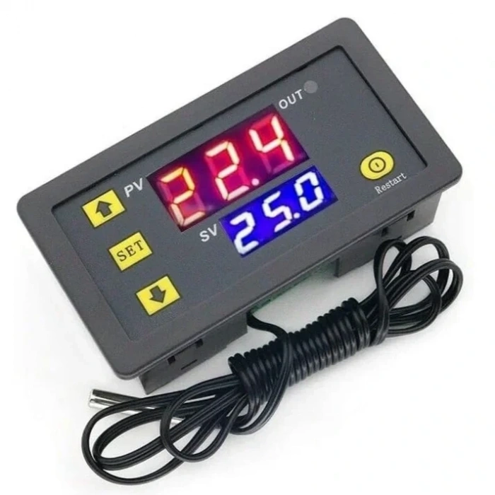 W3230 AC 220V Röle Çıkışlı Termostat Sıcaklık Kontrol Cihazı