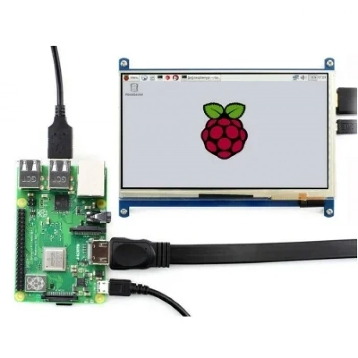 WaveShare 7 Inch (C) 1024x600 Dokunmatik HDMI Ekran