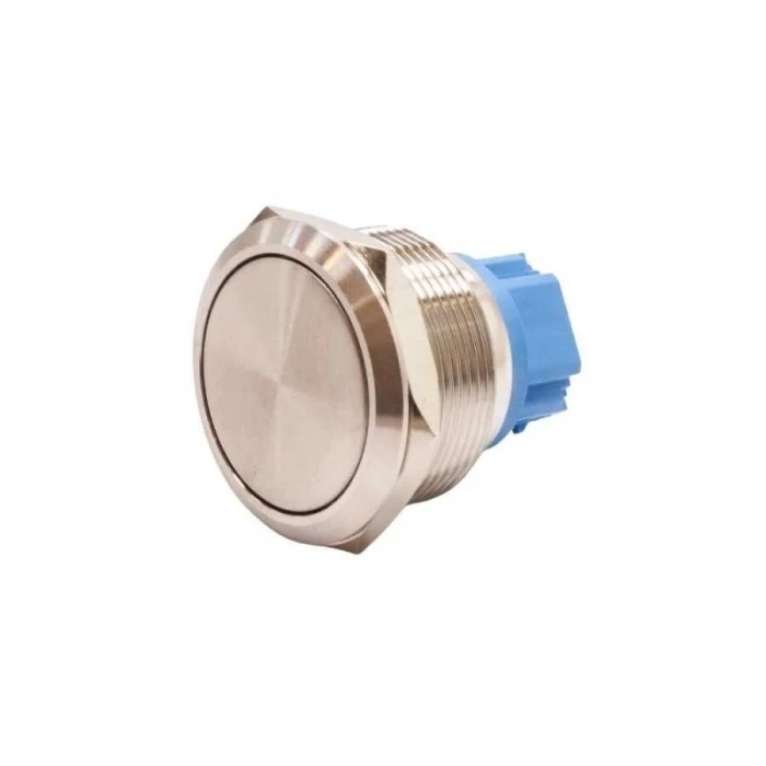 WD25B-P1 25mm Düz Yaylı Metal Buton