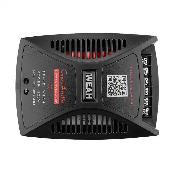 WEAH-530 220W 3 Yollu Crossover - Araç Ses Filtresi Frekans Bölücü