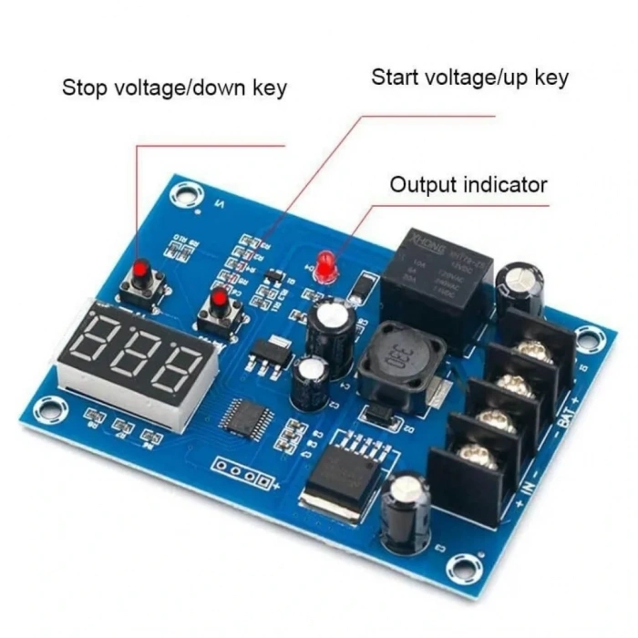 XH-M603 12-24V Batarya Akü Lityum Pil Şarj Kontrol Kartı