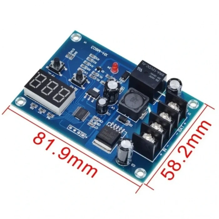 XH-M603 12-24V Batarya Akü Lityum Pil Şarj Kontrol Kartı