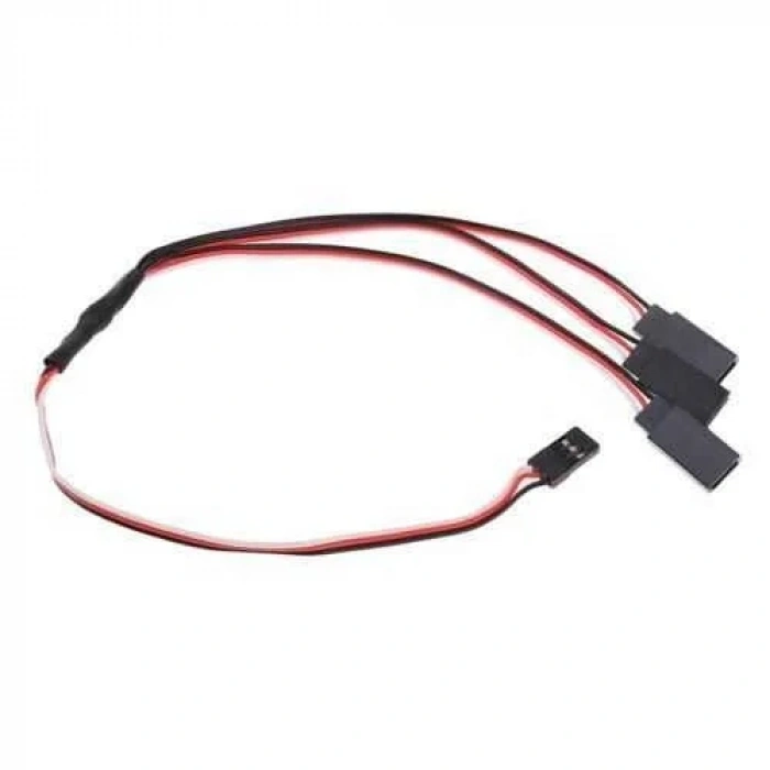 Y Tipi Servo Kablosu 30cm - 1JR Erkek 3 Futaba Dişi