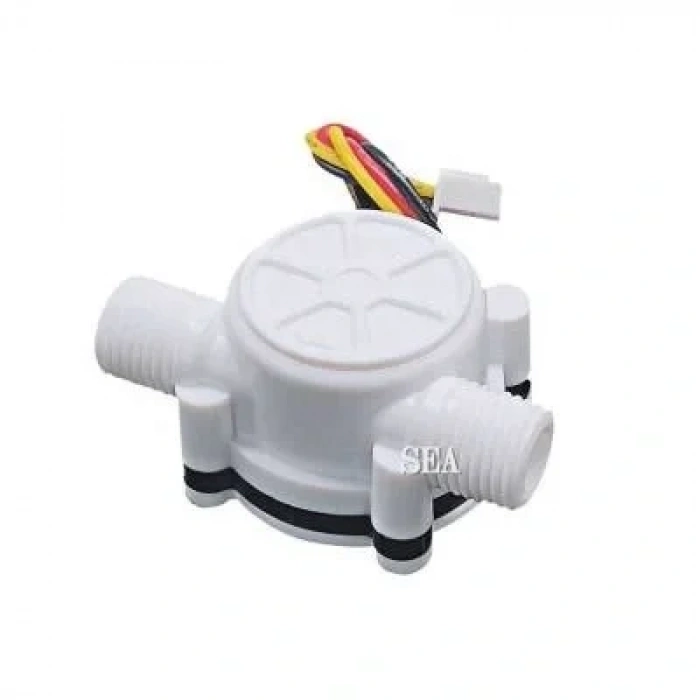 YF-S302 3.5-24V Su Akış Sensörü (Deniz) Debimetre G1/4 0.3-6L/Dk