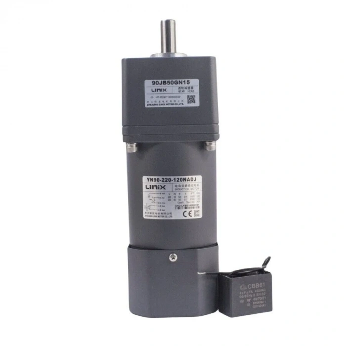YN90-220-120 220V 26RPM Frenli AC Motor - 90JB50GN
