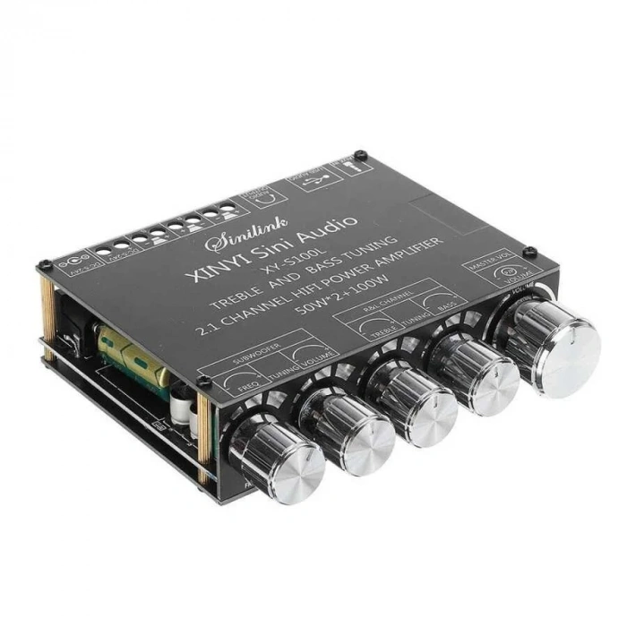 YS-S100L 2x50W + 100W Bluetooth 5.0 2.1 Kanal Amfi Modülü